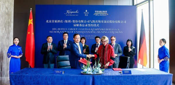 Kempinski Hotels renews partnership with China’s BTG Hotels Group